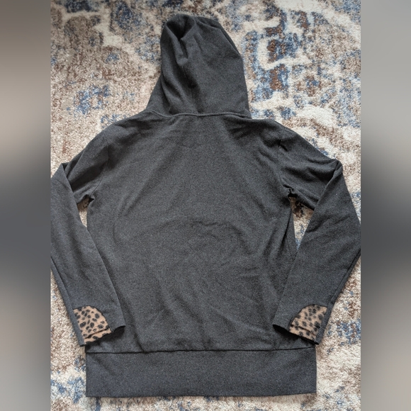 Ampersand Avenue & Gray Hoodie 1/2 Zip Cotton Blend - Picture 4 of 6